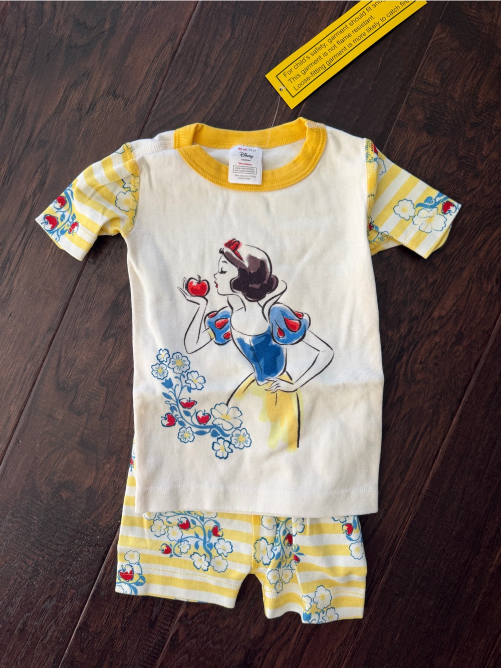 Hanna Andersson Snow White Princess Short John Pajama Set